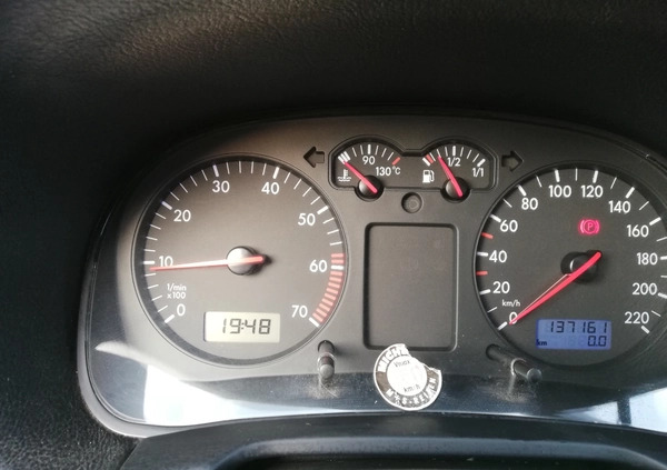 Volkswagen Golf cena 5900 przebieg: 137000, rok produkcji 1999 z Dębno małe 232